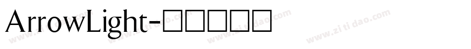 ArrowLight字体转换