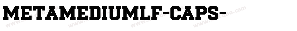 MetaMediumLF-Caps字体转换