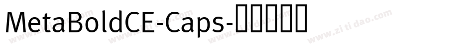MetaBoldCE-Caps字体转换