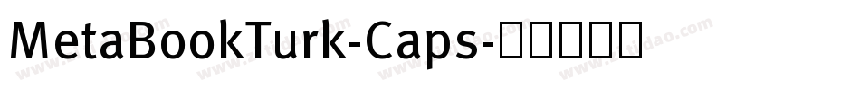 MetaBookTurk-Caps字体转换