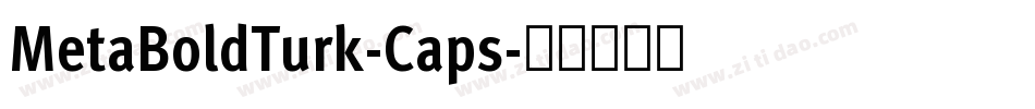 MetaBoldTurk-Caps字体转换