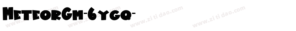 MeteorGm-6ygq字体转换