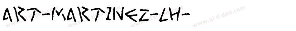 Art-Martinez-LH字体转换