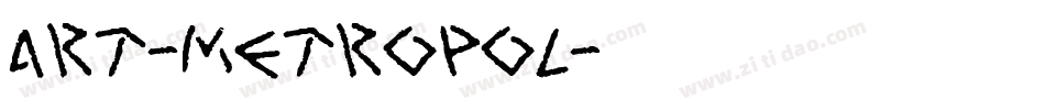 Art-Metropol字体转换