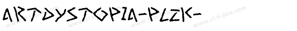 ArtDystopia-pLzK字体转换