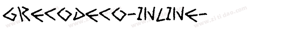 GrecoDeco-Inline字体转换