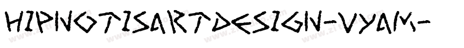 HipnotisArtDesign-vYAM字体转换