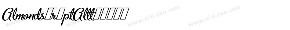 AlmondScriptAlt字体转换