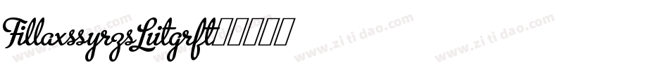 FlashDLig字体转换