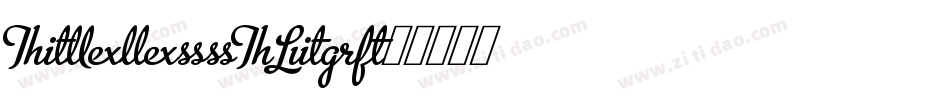 TimelessTLig字体转换