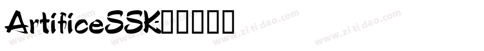 ArtificeSSK字体转换