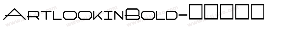 ArtlookinBold字体转换