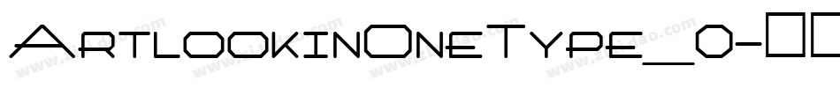 ArtlookinOneType_0字体转换
