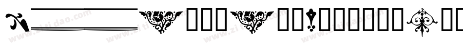 P22ArtsAndCrafts-Hunter字体转换