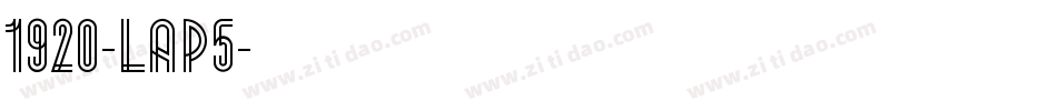 1920-LAp5字体转换