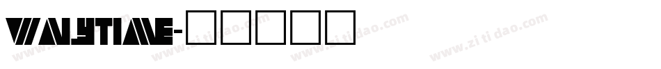 Walytime字体转换