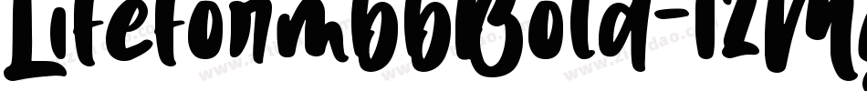 LifeformbbBold-12Mg字体转换