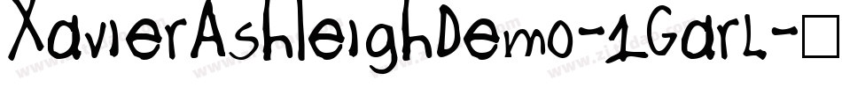 XavierAshleighDemo-1GarL字体转换