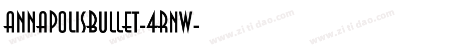 AnnapolisBullet-4rnW字体转换