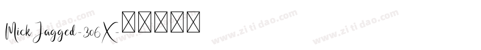 MickJagged-3o6X字体转换