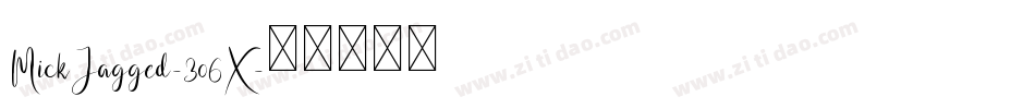 MickJagged-3o6X字体转换