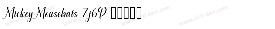 MickeyMousebats-7j6P字体转换