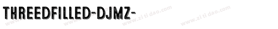 ThreedFilled-dJMZ字体转换