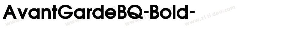 AvantGardeBQ-Bold字体转换