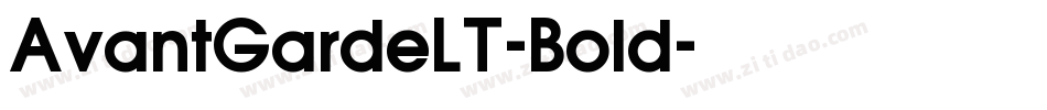 AvantGardeLT-Bold字体转换
