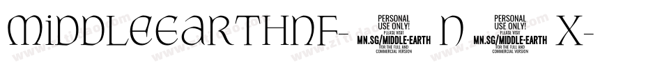 MiddleEarthNf-6n3x字体转换