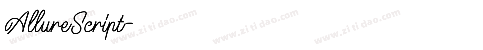AllureScript字体转换