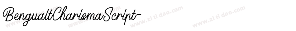 BenguaitCharismaScript字体转换