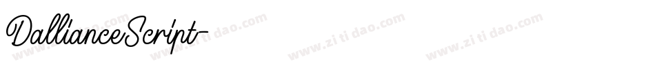 DallianceScript字体转换