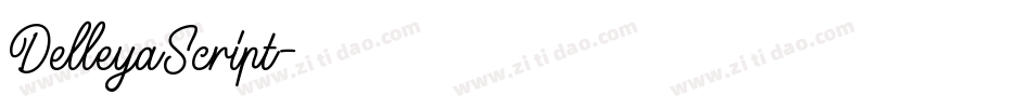DelleyaScript字体转换
