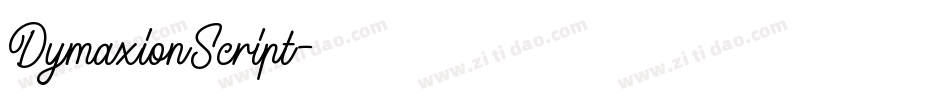 DymaxionScript字体转换