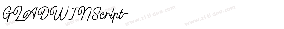 GLADWINScript字体转换