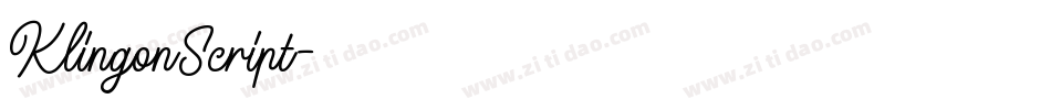 KlingonScript字体转换