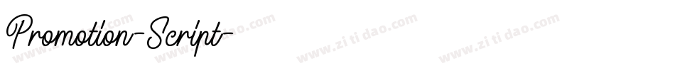 Promotion-Script字体转换