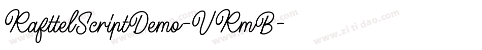RafttelScriptDemo-VRmB字体转换