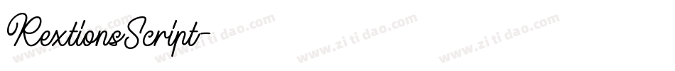 RextionsScript字体转换