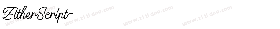 ZitherScript字体转换