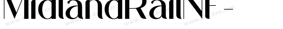 MidlandRailNF字体转换