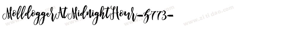 MolldoggerAtMidnightHour-z773字体转换