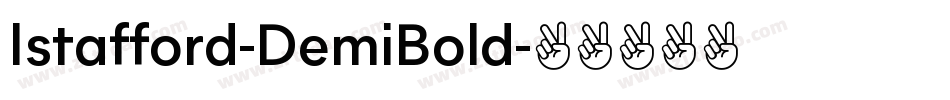 Istafford-DemiBold字体转换 Istafford-DemiBold字体转换