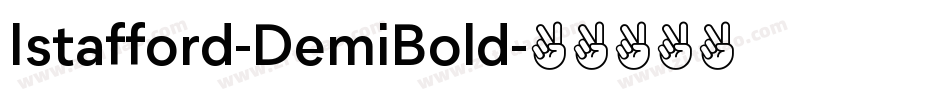 Istafford-DemiBold字体转换 Istafford-DemiBold字体转换