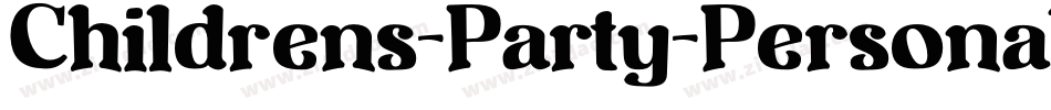 Childrens-Party-Personal-Use字体转换