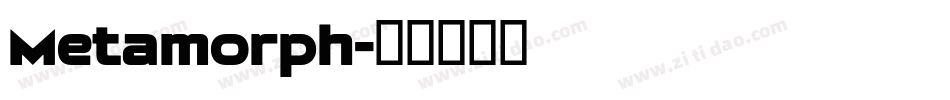 Metamorph字体转换