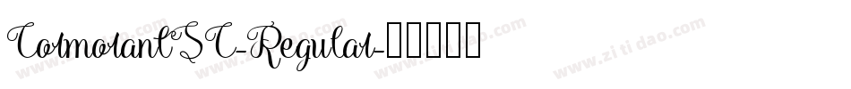 CormorantSC-Regular字体转换