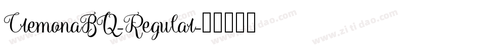 CremonaBQ-Regular字体转换