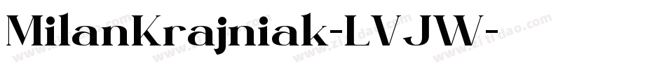 MilanKrajniak-LVJW字体转换